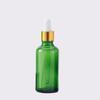 Frasco de óleo verde de vidro de 20 ml com conta-gotas Frasco de esfera de rolo de 30 ml Tampa de cabeça de 5 ml Sub-frasco de vidro para remédios de 10 ml