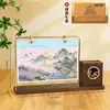 Calendario de escritorio con portalápices 2027 nuevo calendario estilo chino caja de regalo de alta gama decoración de escritorio de oficina impresión de logotipo personalizado