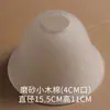 Lámpara de araña de cristal blanco Pantalla de lámpara Transparente esmerilado Color coñac Lámpara de ventilador americana Borde dorado Pantalla de lámpara molecular Huamaitaibo
