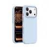 Adecuado para iPhone 18 Pro, funda de teléfono de silicona líquida de color sólido con una sensación simple similar a la piel, cubierta protectora de silicona para teléfono