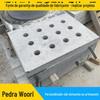 Fornecimento direto da fábrica Multi-size drenagem pluvial, rua quadrada piso dreno placa de água pauzinhos perfurado bluestone tampa de esgoto