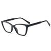 Montura de gafas para miopía TR90 ultraligera retro combinable, nueva, 2024, para hombre y mujer, moderna, con diseño de ojo de gato y antiazul.