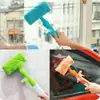 Limpiador de Vidrios Multifuncional Tres en Uno Raspador de Ventanas de Doble Cara Cepillo con Rociador de Agua Limpiacristales Extendido Raspador de Vidrio