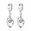 Brincos Jane Joias Zircônia Brincos de Pérola Giratória Amor para Mulheres Brincos de Comprimento Médio para Mulheres Brincos de Moda Torcidos