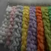 Tela de Piel Sintética de Conejo con Patrón de Tejido de Piña, Tejido de Terciopelo Cepillado de Punto de Urdimbre 100% Poliéster para Moda, Juguetes y Materiales para Zapatos