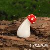 Luminoso Estéreo Mini Lindo Pequeño Hongo Joyería Decoración Accesorios Hechos a Mano Micro Paisaje DIY Adornos de Resina Venta al por Mayor