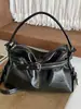 Bolso grande casual retro para mujer, nuevo bolso de hombro cruzado de color liso para principios de otoño de 2026, bolsa de mano personalizada para el trabajo