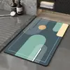 Tapete de Chão Absorvente de Terra de Diatomáceas para Banheiro Doméstico, Secagem Rápida, Resistente à Sujeira, Antiderrapante, para Entrada de Banheiro, Fácil de Limpar