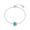 Conjunto de Cubos de Açúcar Quadrados de Quatro Pontas Colar Pingente Paraíba Anel de Diamante de Alto Carbono Pulseira de Pedra Verde Brincos de Corte Princesa