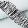 En stock al por mayor encaje de borlas de lana hecho a mano para joyería DIY, ropa, accesorios textiles para el hogar, cintas de encaje personalizadas