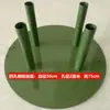 Adereços de Casamento Base de Chapa de Aço Ferro Base de Papel Floral Rodonda Layout de Casamento ao Ar Livre Placa de Piso Haste de Flor Branca