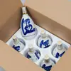 Atacado um jin garrafa de vinho de cerâmica azul e branca jarra de vinho de alta qualidade garrafa de vinho antiga garrafa vazia para vinho branco 500ml Jingdezhen