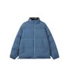 YANSANXIA Estilo Americano Marca de Moda Abrigo Acolchado de Algodón a Cuadros para Pareja Abrigo de Invierno para Hombre y Mujer Abrigo Acolchado de Algodón de Doble Cara con Cuello Vertical M474
