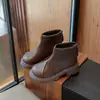 Botas de cuero para niños de 3-6-12 años, nuevo estilo otoño e invierno, botines cortos estilo británico para niñas, suela blanda, antideslizantes, botas Martin, botines sencillos de princesa
