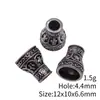 12x10x6.6mm 1.5g Prata Antiga Material para Acessórios DIY Fabricante Atacado Capa de Borla Estrela