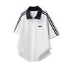 Camisa Polo Masculina 2026 Verão Novo Estilo Presente Top Versátil Roupa de Trabalho Business Manga Curta Fresca Gola Polo Camiseta