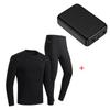 Conjunto de Ropa Interior Térmica para Hombre con Forro de Felpa de Algodón, USB, Invierno, Maternidad, a Prueba de Frío, Pareja, Carga Inteligente, Calefacción