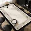 Mantel Retro Francés, Mantel Aislante de Calor, Resistente a Altas Temperaturas, Lujo Ligero, Sensación de Alta Gama, Impermeable, Resistente al Aceite, Mantel Protector para Mesa de Centro sin Lavar