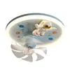Lámpara de Techo para Habitación Infantil Niño Niña Lámpara de Habitación Protección Ocular Astronauta Astronauta Unicornio Dibujos Animados Lámpara Creativa