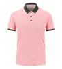 Camisa polo color a juego solapa cultura publicidad shirt LOGO algodón perlado overol estampado DIY camisa polo hombre
