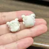 Marfil Natural Talla de Fruta Conejo Estrella Gato de la Suerte DIY Cuentas Budistas Accesorios de Joyería Cadena para Teléfono Móvil Pulsera