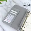 Cuaderno de Conferencias A5 Piel de Negocios Logo Personalizado Cuaderno de Hojas Sueltas Bloc de Notas Clásico de PU Regalo Publicitario Personalización