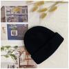 Chapéu curto coreano estilo rogue, chapéu masculino de malha da moda, chapéu frio ondulado, chapéu guapi feminino, chapéu de hip-hop, chapéu de lã para dança de rua de inverno