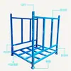 Armazém empilhamento rack dobrável rack de armazenamento aço logística transporte volume de negócios rack armazenamento empilhamento rack prateleira de pano