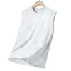 Regata de Verão de Seda Gelo Masculina Camuflada de Secagem Rápida Elástica Esportes ao Ar Livre Fina Climatizada Casual Sem Mangas Camisa Moderna