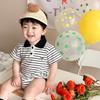 Ropa de bebé recién nacido Ropa de verano Ropa estilo occidental Bolsa Hakayama Ropa de pedos Polo Niño Bebé Verano Ropa para gatear Mameluco delgado