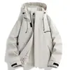 Chaqueta Woodpecker para Hombre y Mujer Otoño Exterior Tres en Uno Cortavientos e Impermeable Traje de Montañismo para Pareja Chaqueta con Capucha