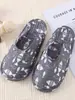 Zapatillas Especiales para Esterilla de Escalada de Verano, Cubrezapatos Transpirables de Tela de Algodón Silenciosos para Cuatro Estaciones, Zapatillas de Tela para Adultos con Punta Reforzada para Interiores