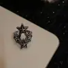Anillo Abierto de Metal Estrella Vieja para Mujer Anillo de Dedo Retro de Celebridad de Internet para Pareja Diseño de Nicho Anillo de Alta Calidad Moderno