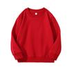 Moletom infantil personalizado com estampa e bordado, 320g, algodão chinês, cor pura, gola redonda, logotipo personalizado da marca da moda, uniforme de classe bordado