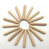 Fabricante suministra espigas redondas de madera de eucalipto de grano recto oblicuo, conectores de madera, accesorios, clavijas de madera, clavos de madera, tapones de madera.