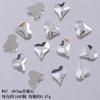 Explosões de unha vermelha da internet de fundo plano diamante de formato especial saco de material de joias pacote inteiro em estoque atacado material de decoração de armadura de usar