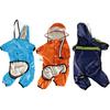 Nuevo Impermeable Grande para Mascotas Reflectante y con Correa para Tracción Perro Mascota Anti-Suciedad Artefacto Especial Impermeable Poncho Universal