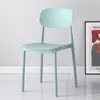 Silla de Comedor Nórdica de Plástico, Silla Simple para el Hogar para Adultos con Respaldo, Silla de Escritorio Moderna, Silla de Ocio para Tienda de Té de Leche, Tocador