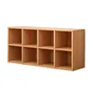 Gabinete, mueble de almacenamiento, estantería, estante de almacenamiento, estantería de piso, mueble de almacenamiento, estante de niveles, mueble bajo de ocho compartimentos, gabinete de rejilla