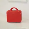 Maleta de Maquiagem em Estoque para Mulheres, Mala Pequena Portátil, Bolsa de Armazenamento para Viagem, Mala Pequena de Couro para Mulheres 14 polegadas Mala para Venda por Atacado