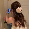 Pinzas para el Cabello de Princesa de Alta Gama en Forma de Rosa en Varios Colores, Pinzas de Tiburón Elegantes de Tela, Accesorios Florales para el Cabello