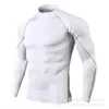 Amazon Venta Caliente Transfronteriza Ajuste Delgado Manga Larga Rayas Fitness Entrenamiento Versátil Hombres Secado Rápido Ropa Estilo Otoño/Invierno
