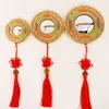 Brújula de Cobre, Espejo de Ocho Trigramas, Colgante de Espejo de Ocho Trigramas, Espejo Convexo, Adornos de Mascota para Tienda de Manualidades para el Hogar