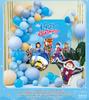 Traje de globo de cumpleaños de 16 pulgadas, letra de cumpleaños, dibujos animados, película de aluminio, globo, decoración para fiestas, suministros de 1 generación