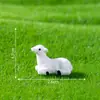 Micro paisajismo creativo pastoral ternero cordero granjero granja paisajismo DIY accesorios decorativos mini miniatura pequeños adornos