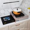 Suporte de Rack para Fogão de Indução de Cozinha de Aço Inoxidável Suporte de Rack de Fogão Fogão a Gás Tampa de Fogão a Gás Base Rack de Armazenamento