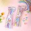 Tira de pelúcia com arame torcido, buquê feito à mão, saco de material DIY, raiz fofa criptografada, terno feito à mão para menina borboleta
