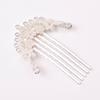 Horquilla de arco hueco de aleación horquilla de cinco dientes peine para el cabello diy accesorios de aleación antiguos diy materiales para accesorios para el cabello Ming