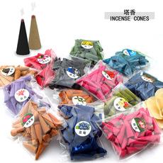 Atacado pequeno pacote torre incenso cone incenso fragrância forte banheiro interno desodorização ar fresco local transfronteiriço