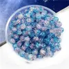 Cuentas de Explosión Agrietada Hielo Floral de 8 mm Cuentas Sueltas Pulsera Antigua Collar Pasador Accesorios DIY Cuentas Agrietadas de Explosión de Vidrio